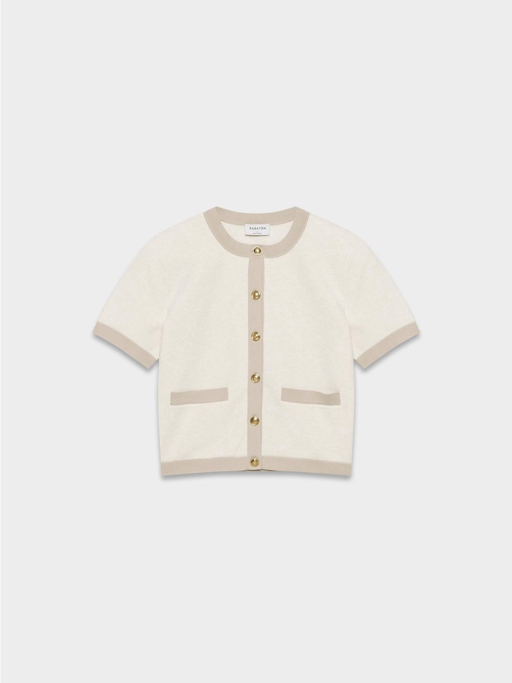 Aritzia Babaton Approach Shortsleeve Cardigan - Wonder Yarn